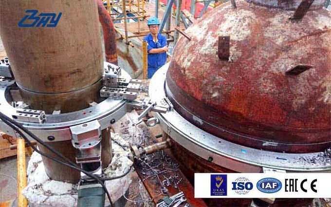 Corte hidráulico del tubo de la eficacia alta y máquina que bisela en sitio